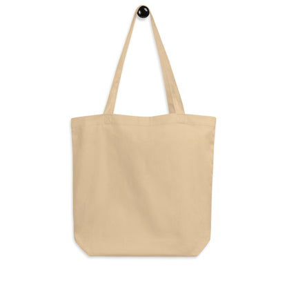  Eco Tote Bag - Natural Cream / Oyster Colour - Back view - With Byron Bay Vintage logo front - Genuine Byron Bay Merchandise | Produced by Go Sea Kayak Byron Bay 