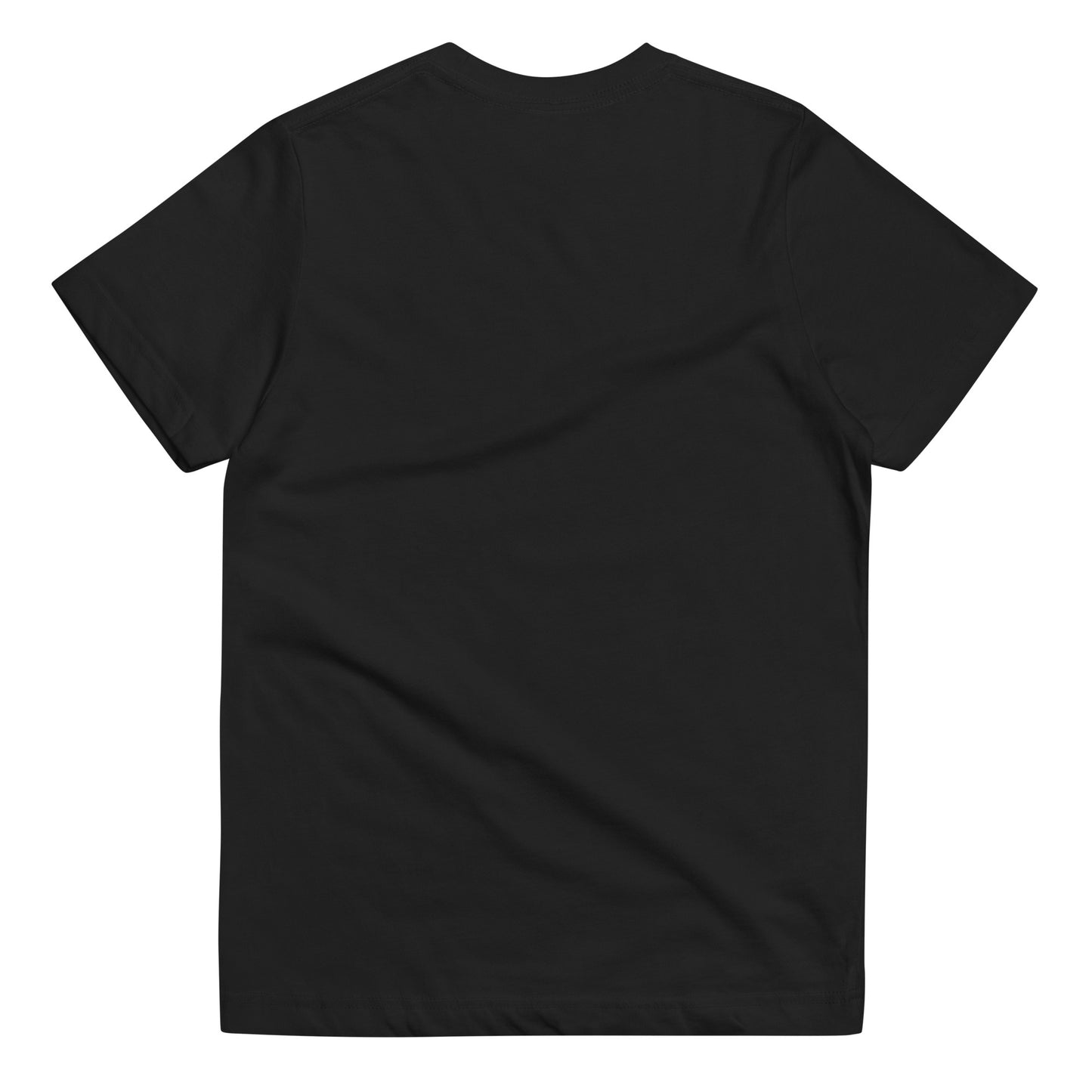  Kids T-Shirt - Black  - Back flat lay view - Go Sea Kayak Byron Bay Crew (issue 2018-2019) logo on front - Genuine Byron Bay Merchandise | Produced by Go Sea Kayak Byron Bay 