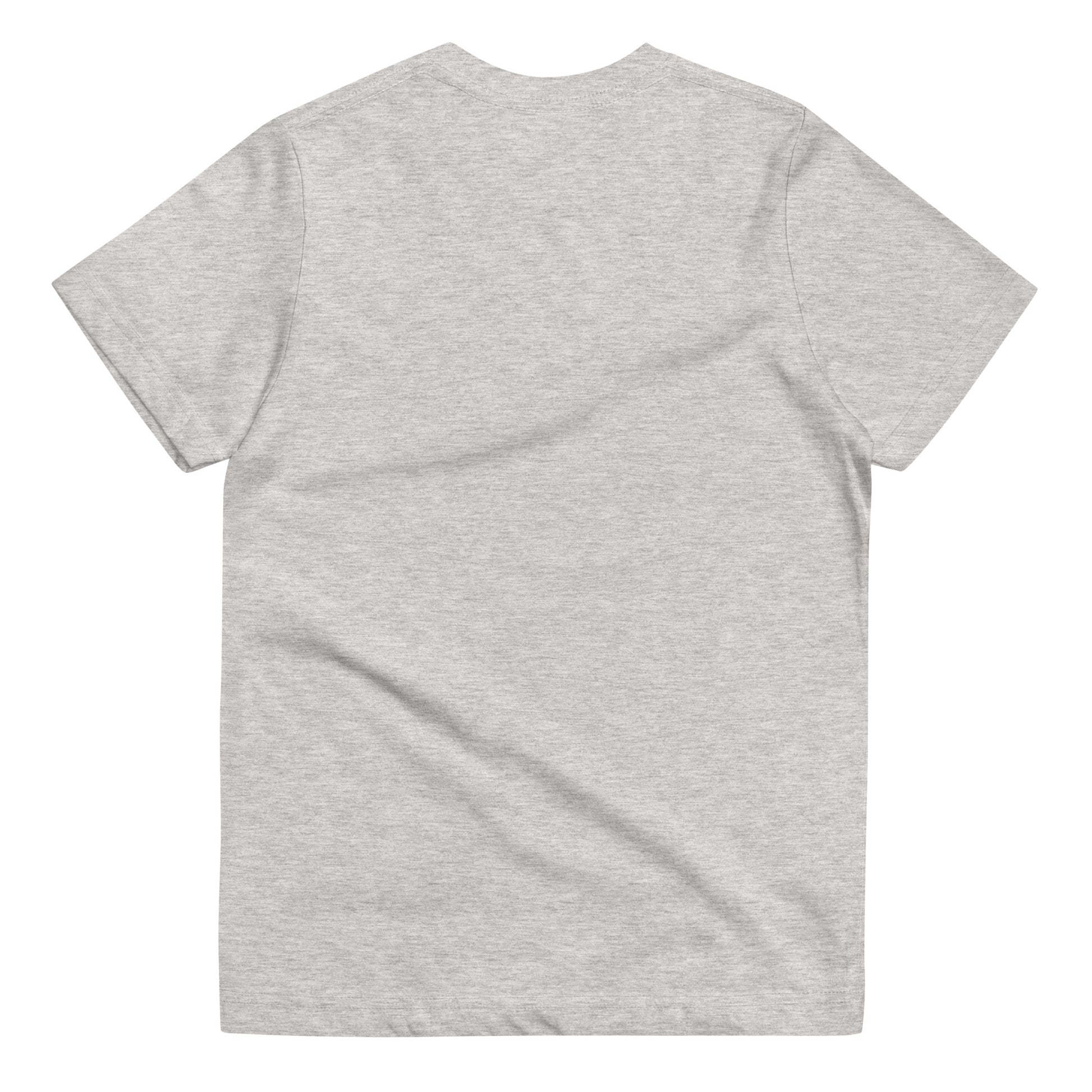 Kids T-Shirt - Natural / Heather colour - Back flat lay view - Go Sea Kayak Byron Bay Crew (issue 2018-2019) logo on front - Genuine Byron Bay Merchandise | Produced by Go Sea Kayak Byron Bay 